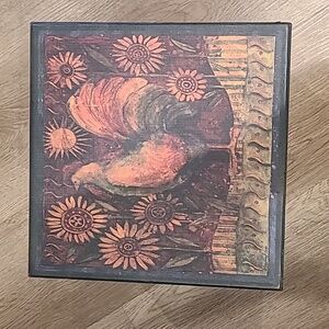Rooster Primitive large Box